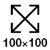 Rozměr 100x100 mm