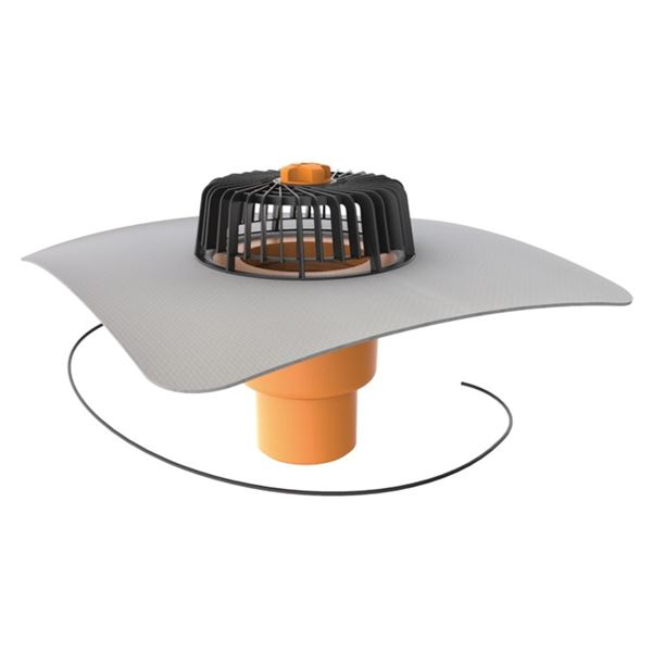 TWE 125 S PVC ALKORPLAN ANTRACIT